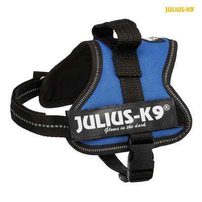 Julius-k9 power harnas Mini-Mini: 40 - 53 cm blauw
