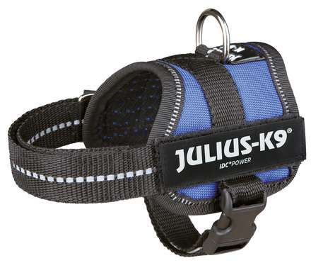 Julius-k9 power Maat Baby: 33 - 45 cm blauw