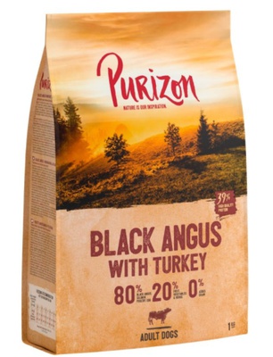 Purizon Black Angus Rund met Kalkoen Adult 2x12kg