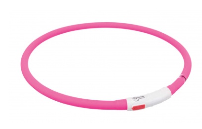 Trixie Flash lichtgevende halsband USB XS-XL | ROZE