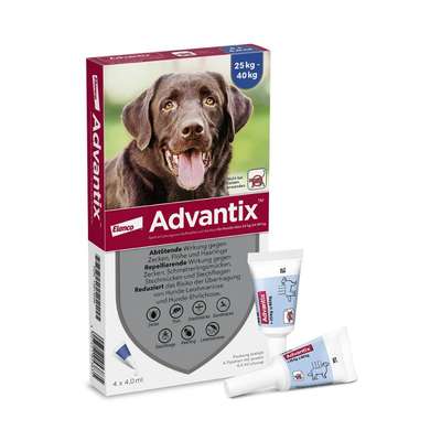 Advantix® 400/2000 voor Honden | 25 - 40 kg | 6 pipetten