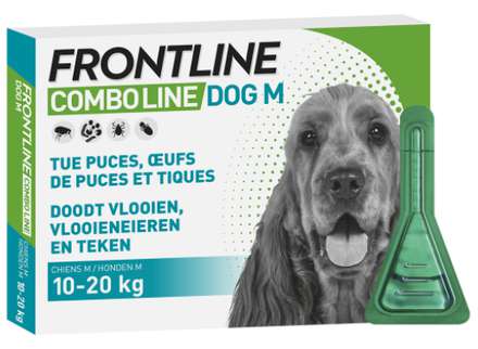 Frontline Combo hond medium 10-20kg | 6 pipetten