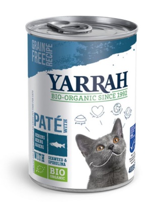 Yarrah biologisch paté 12 x 400 gram: Vis