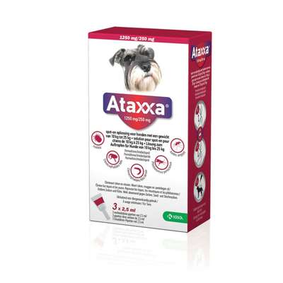 Ataxxa Spot On Hond 10 tot 25 kg 4 pipetten