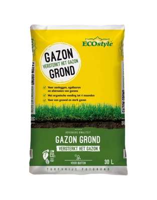 Ecostyle Gazon Grond - Bodemverbetering - 90 liter