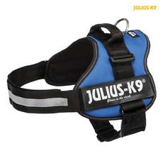 Julius-k9 power harnas maat 3/xl  82-118cm blauw