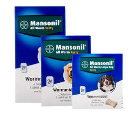 Mansonil ontworming hond