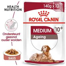 Royal Canin Medium Ageing 10+ Hondenvoer in Saus