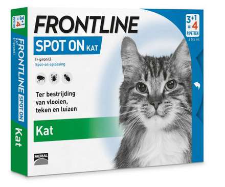 Frontline Spot On Kat | 4 pipetten
