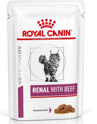Royal Canin Veterinary Diet - Renal: met Rund 24 x 85 g