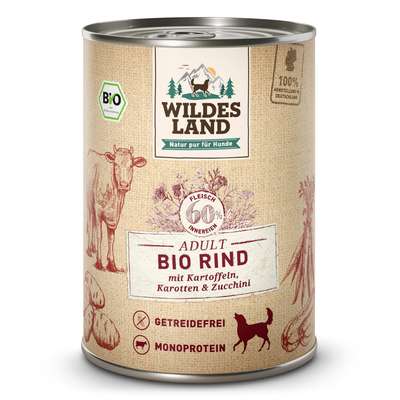 Wildes Land Bio Adult rund met aardappel 6x 800 gram