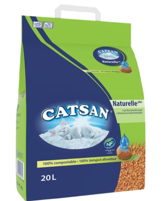 Catsan Naturelle Plus 2x20 liter