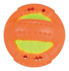 Trixie Ring met Tennisbal, foam TPR ø 9 cm