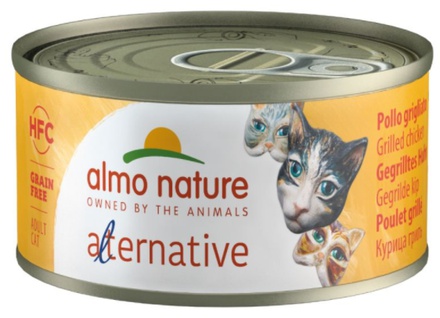 Almo Nature HFC Alternative Cat 24x70gram: Gegrilde Kip