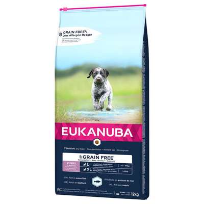 Eukanuba Grain Free Puppy Large Breed Zalm 12kg
