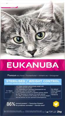 Eukanuba Sterilised / Weight Control Adult 3x2kg