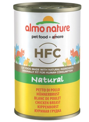 Almo Nature HFC 12x140 gram: Tonijn & Kip