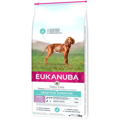 Eukanuba Puppy Sensitive Digestion met Kip & Kalkoen 12kg