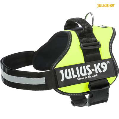 Julius-k9 power harnas maat 1/l 66-85cm kleur neon