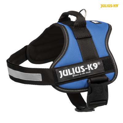 Julius-k9 power harnas maat 0 m-l 58-76cm blauw