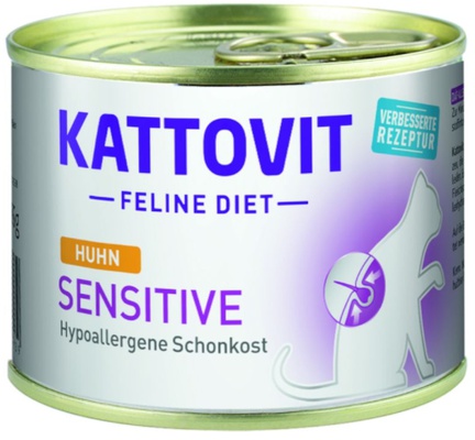 Kattovit Sensitive (Hypoallergeen Dieetvoer): 24x185 g Kip
