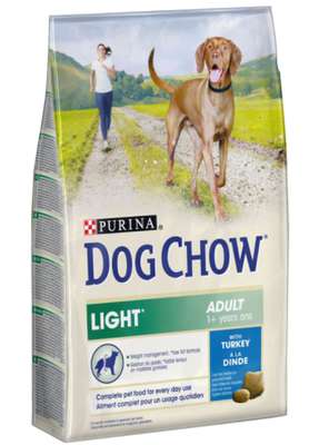 Dog Chow Adult Light Kalkoen 2x14 kg