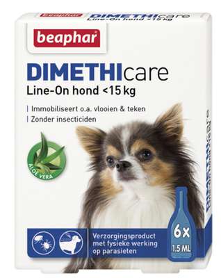 Beaphar DIMETHIcare Line-on hond <15kg | 6 pipetten