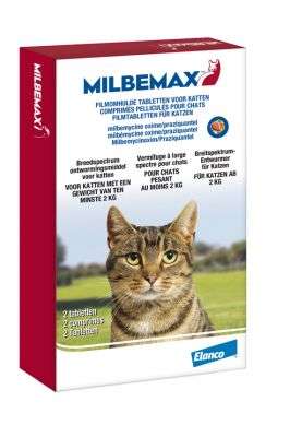 Milbemax ontworming kat | 2-8 kg | 2 tabletten
