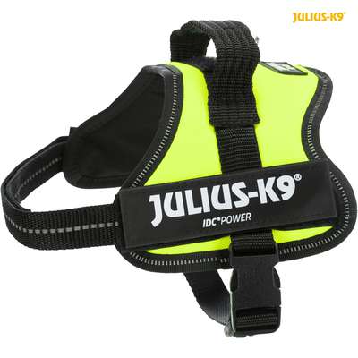 Julius-k9 power harnas Mini-Mini: 40 - 53 cm Neon