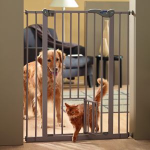Dog barrier door verlengstuk H107xB 7cm voor dog barrier met kattenluik