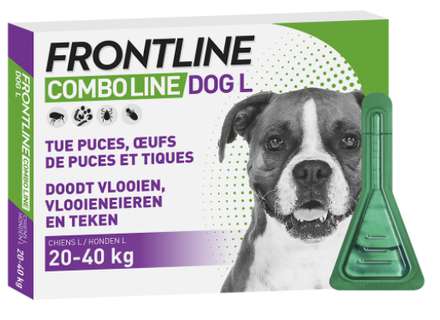 Frontline Combo hond large 20-40kg | 3 pipetten
