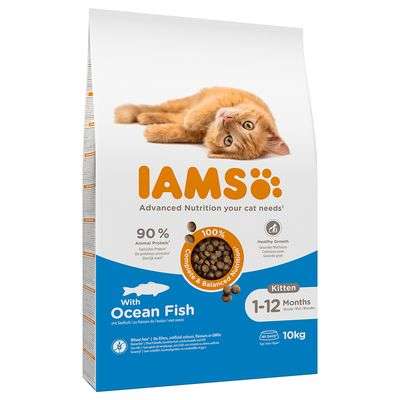 IAMS Kitten met Zoutwatervis 10kg