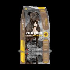 Nutram Salmon&Trout Dog T25 11,4kg en gratis Yak Cheese stick Small
