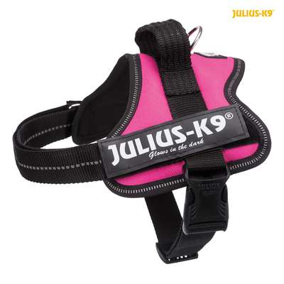 Julius-k9 power harnas Mini-Mini: 40 - 53 cm roze