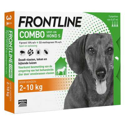Frontline Combo Spot-On Hond S - 2-10 kg | 2x6 pipetten
