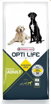 Opti Life Adult Maxi 12,5 kg met een gratis artikel