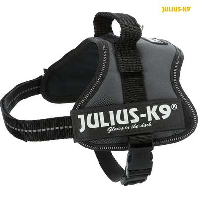 Julius-k9 power harnas Mini-Mini: 40 - 53 cm grijs