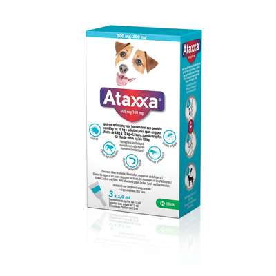 Ataxxa Spot On Hond 4 tot10 kg 4 pipetten