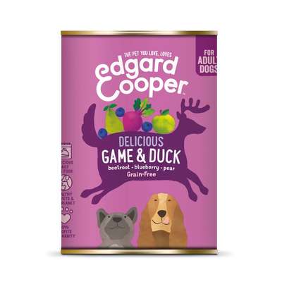Edgard&Cooper Blik Game Duck Adult 6x400gram