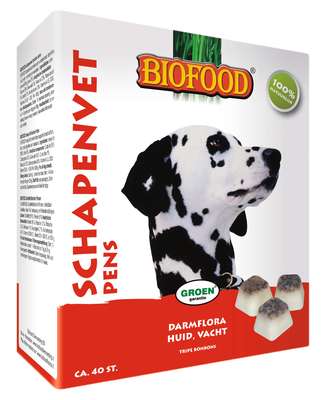 Biofood schapenvet maxi pens (40stuks)