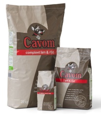 Cavom compleet lam/rijst 20 kg met 8% korting